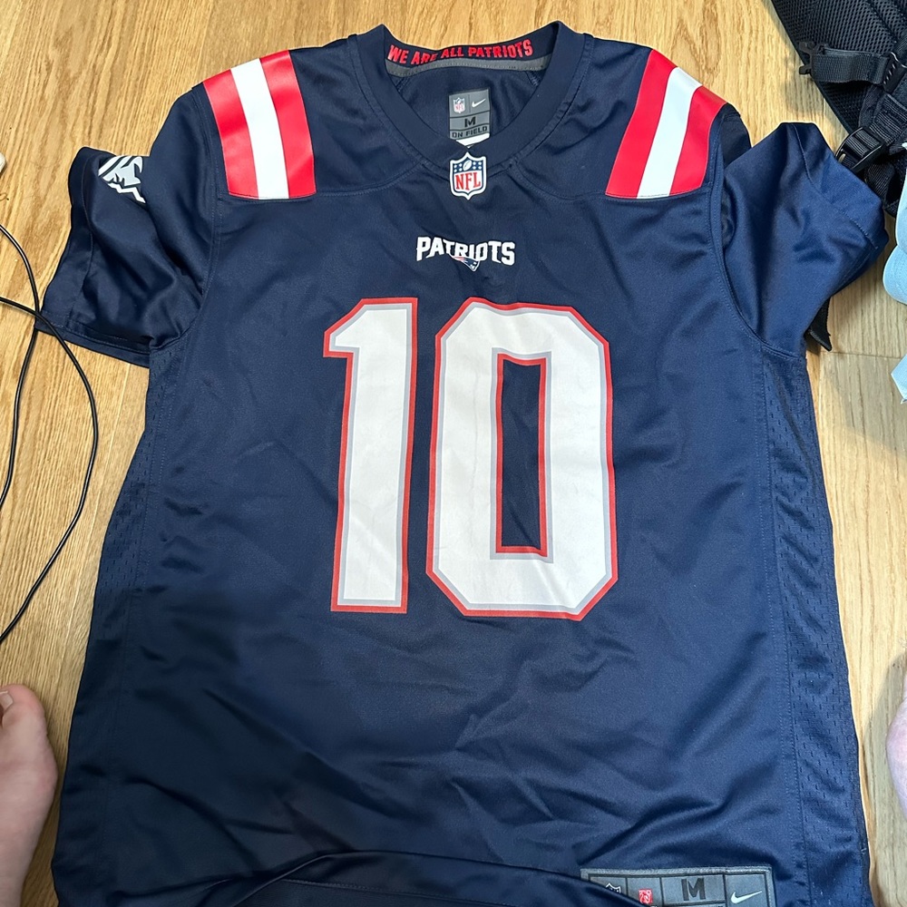 Mac Jones Navy Blue Jersey- Nike Size: medium